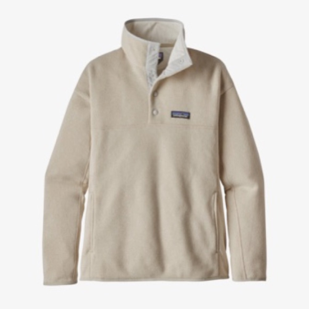 Patagonia Pullover in Bleached Stone - Small